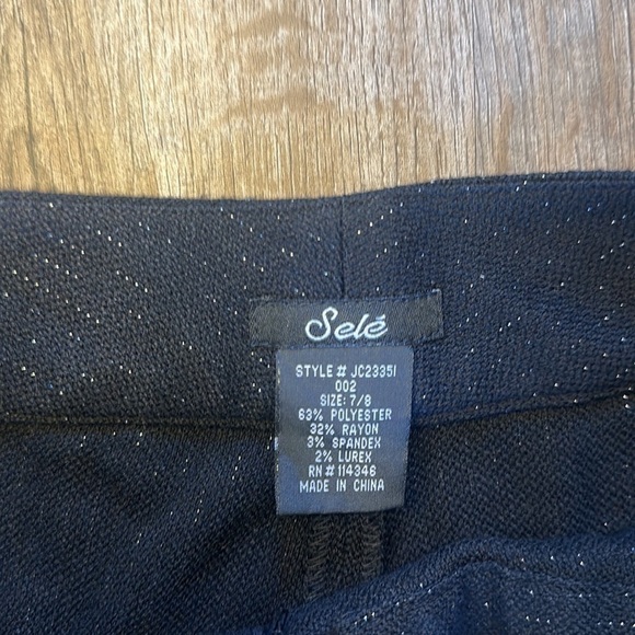 SELE BOOTCUT DRESS PANTS (SIZE 7/8) - Picture 4 of 5